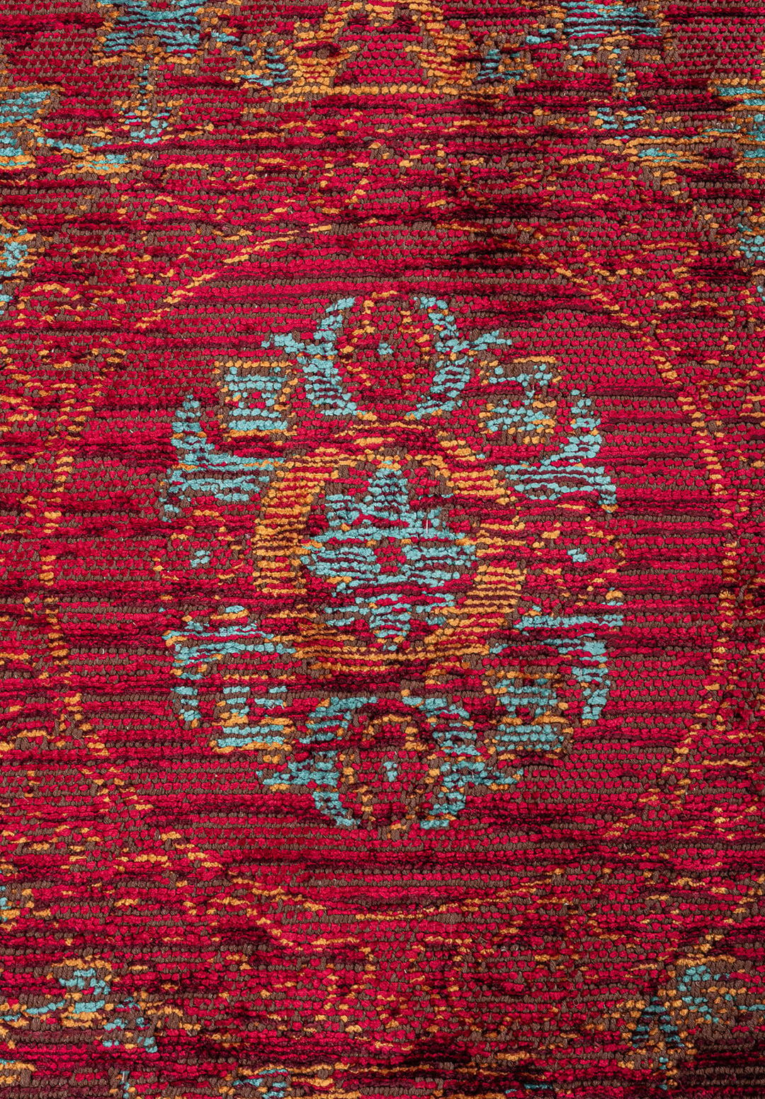 PALACE MUSTARD - TURQUOISE - MAGENTA - CHERRY RUG - 5