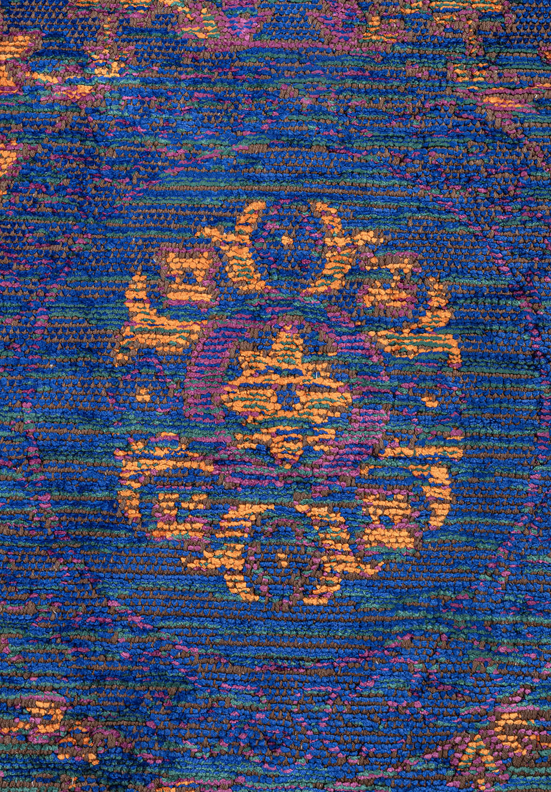 PALACE PURPLE - ORANGE - SAXON BLUE - DARK GREEN RUG - 5
