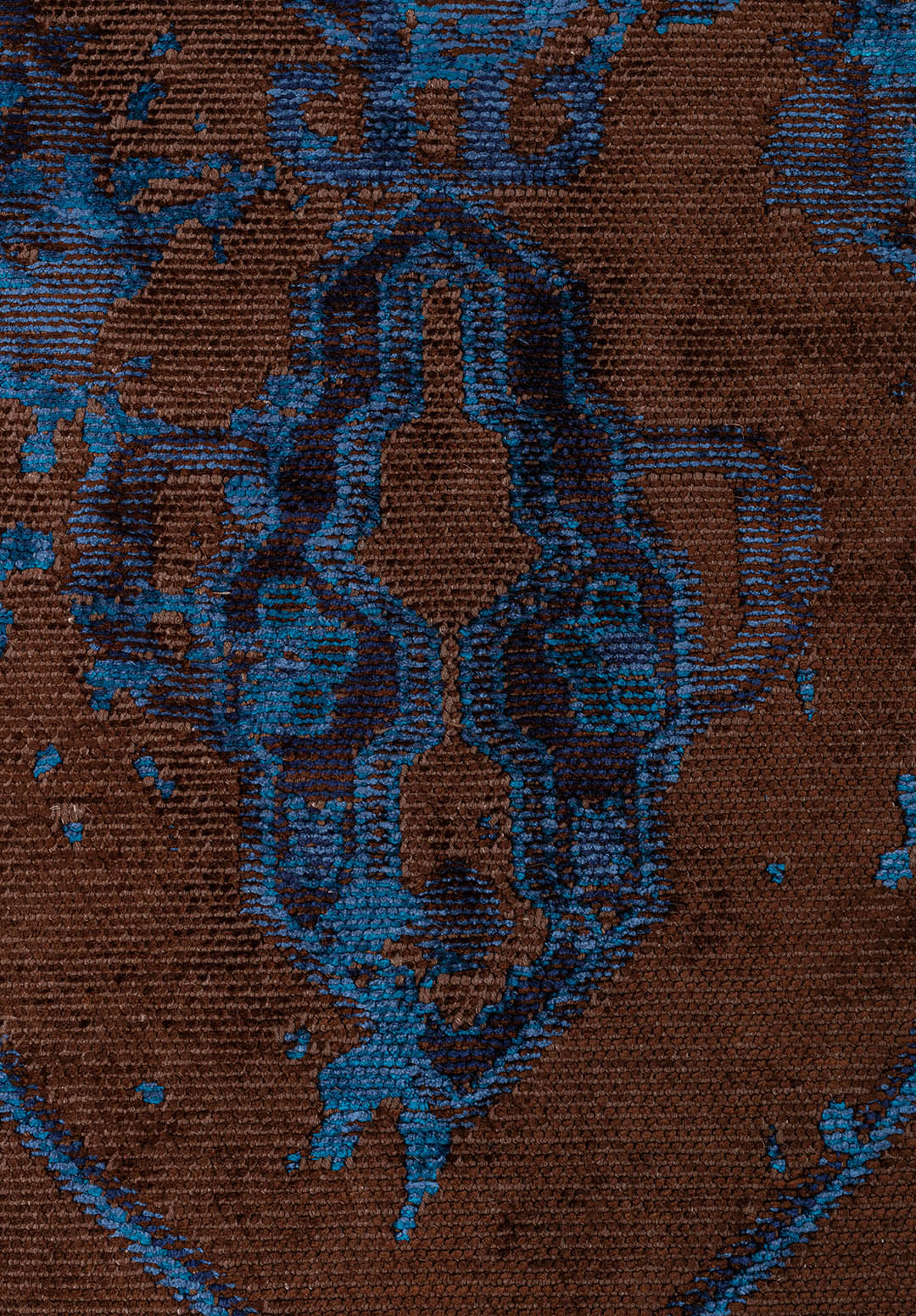 MONARCH ERA NAVY BLUE - CYAN - DARK NAVY - DARK BROWN RUG - 5
