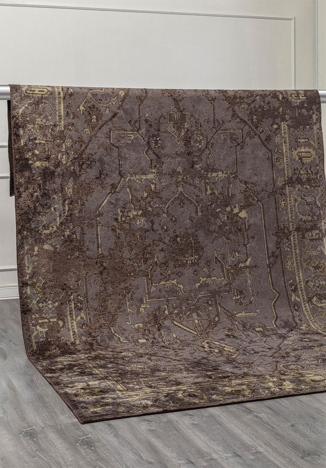 MONARCH ERA DARK BROWN - KHAKI - GREEN - ANTHRACITE RUG - 4