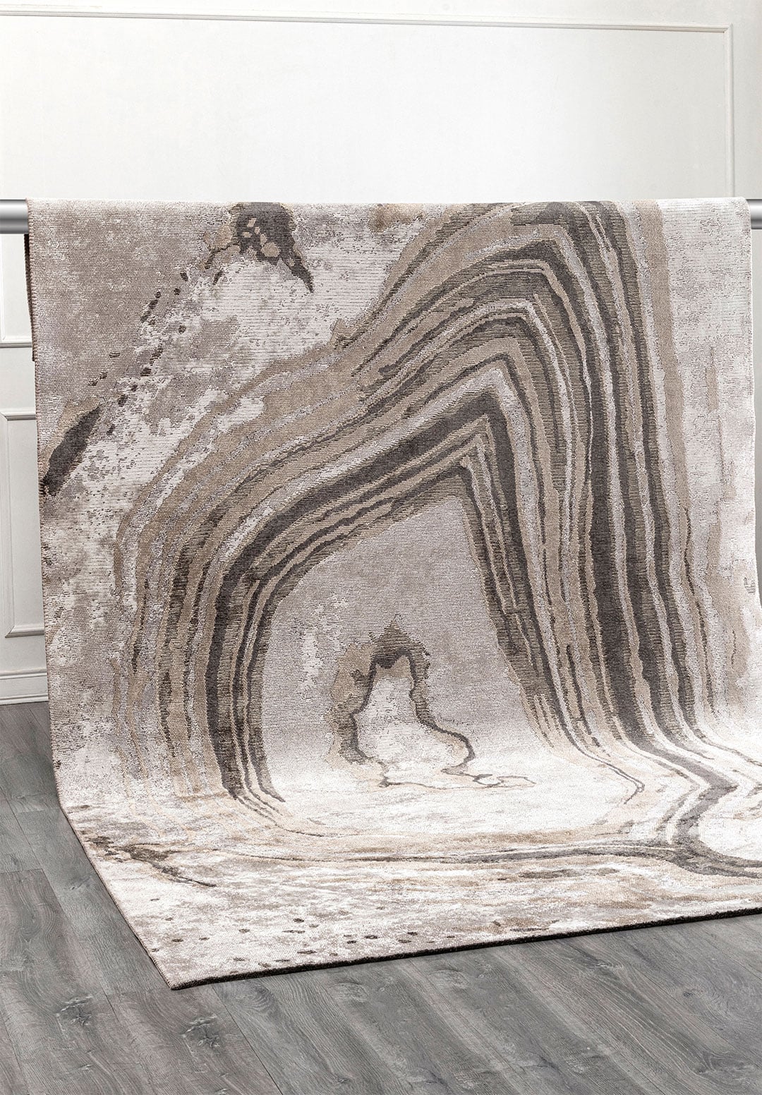 SMOKE BONE - LIGHT GREY - BEIGE - ANTHRACITE RUG - 4
