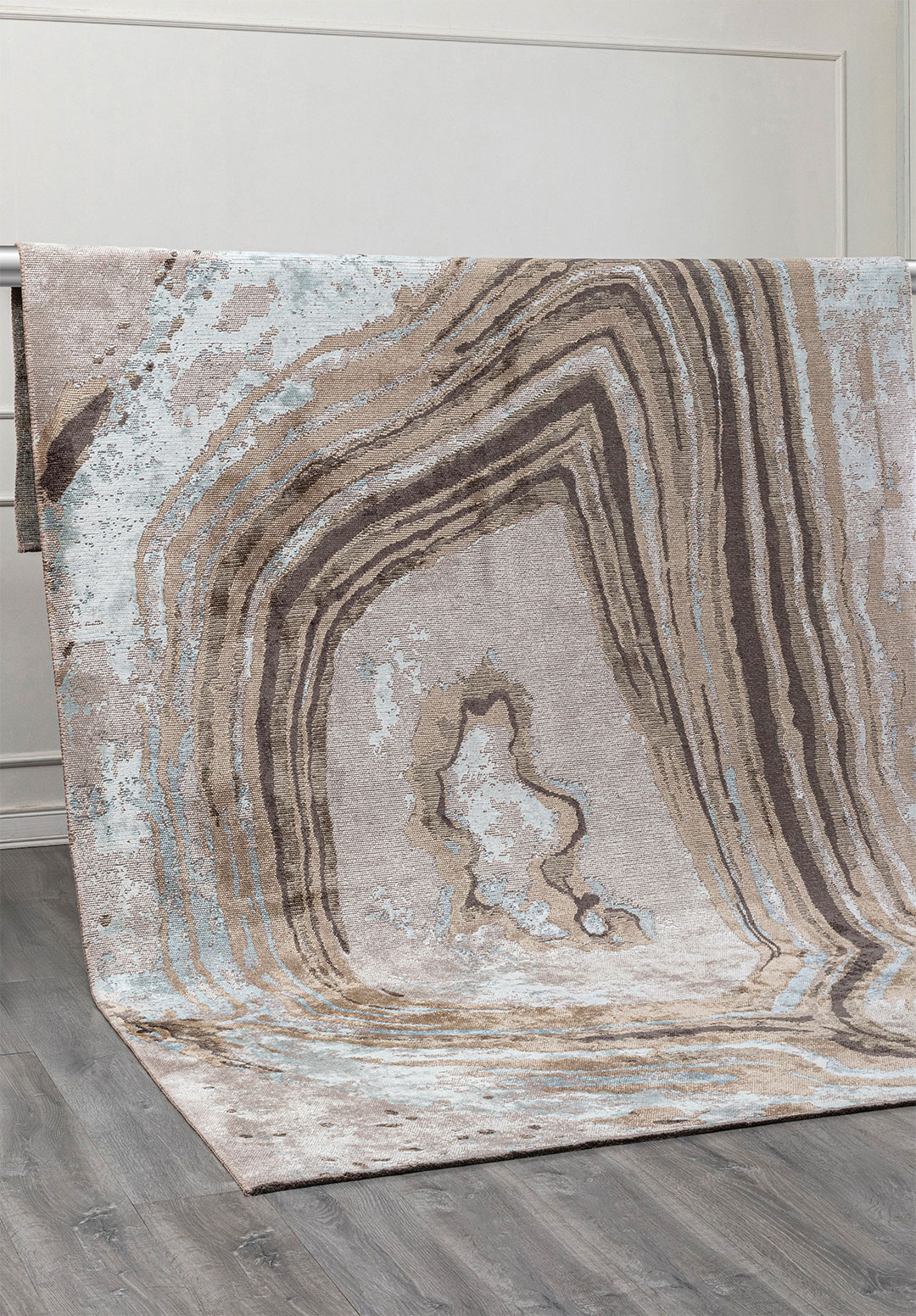 SMOKE BONE - ICE BLUE - BEIGE - ANTHRACITE RUG - 4