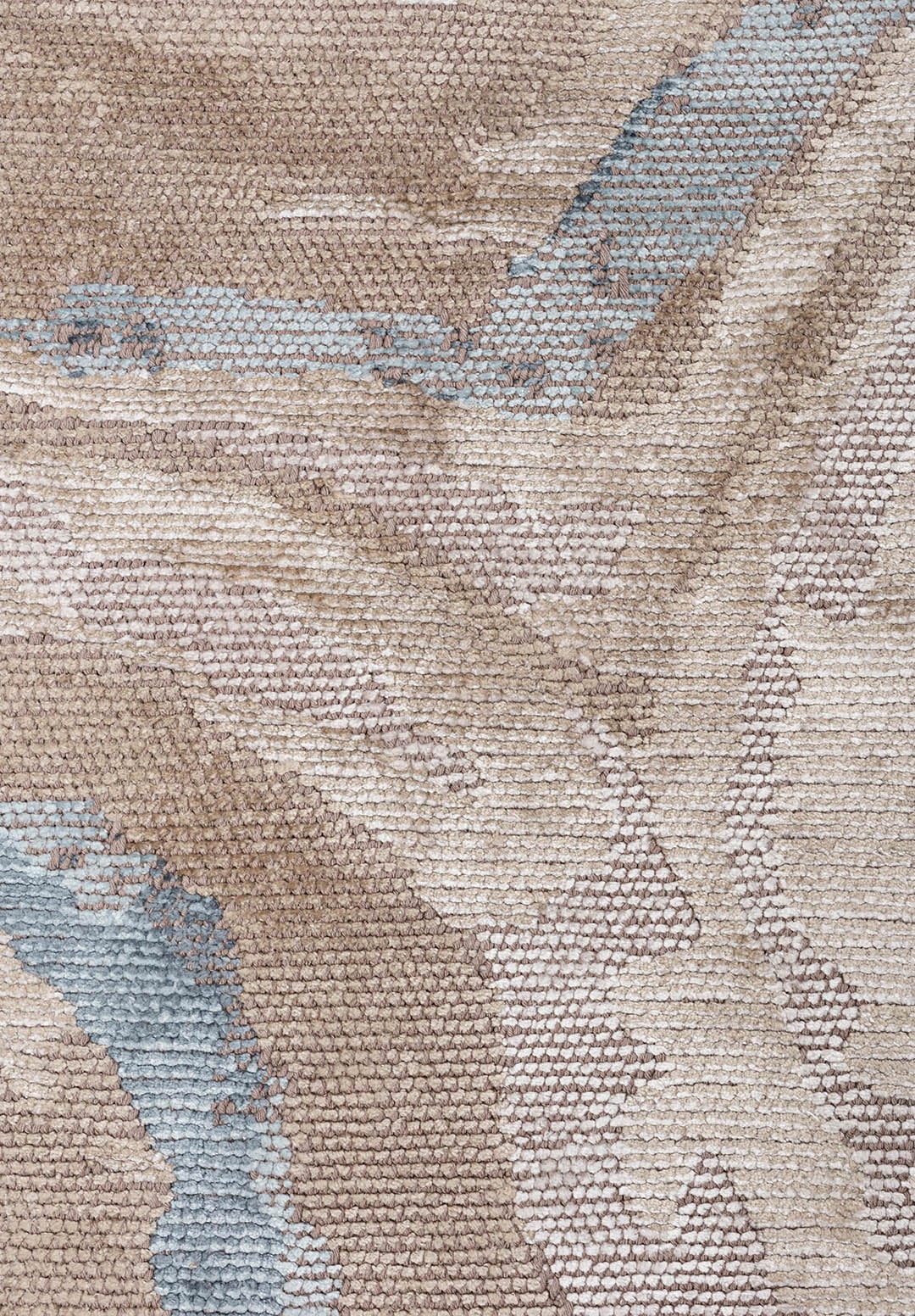 SMOKE BLUE - ICE BLUE - BEIGE - BONE RUG - 5