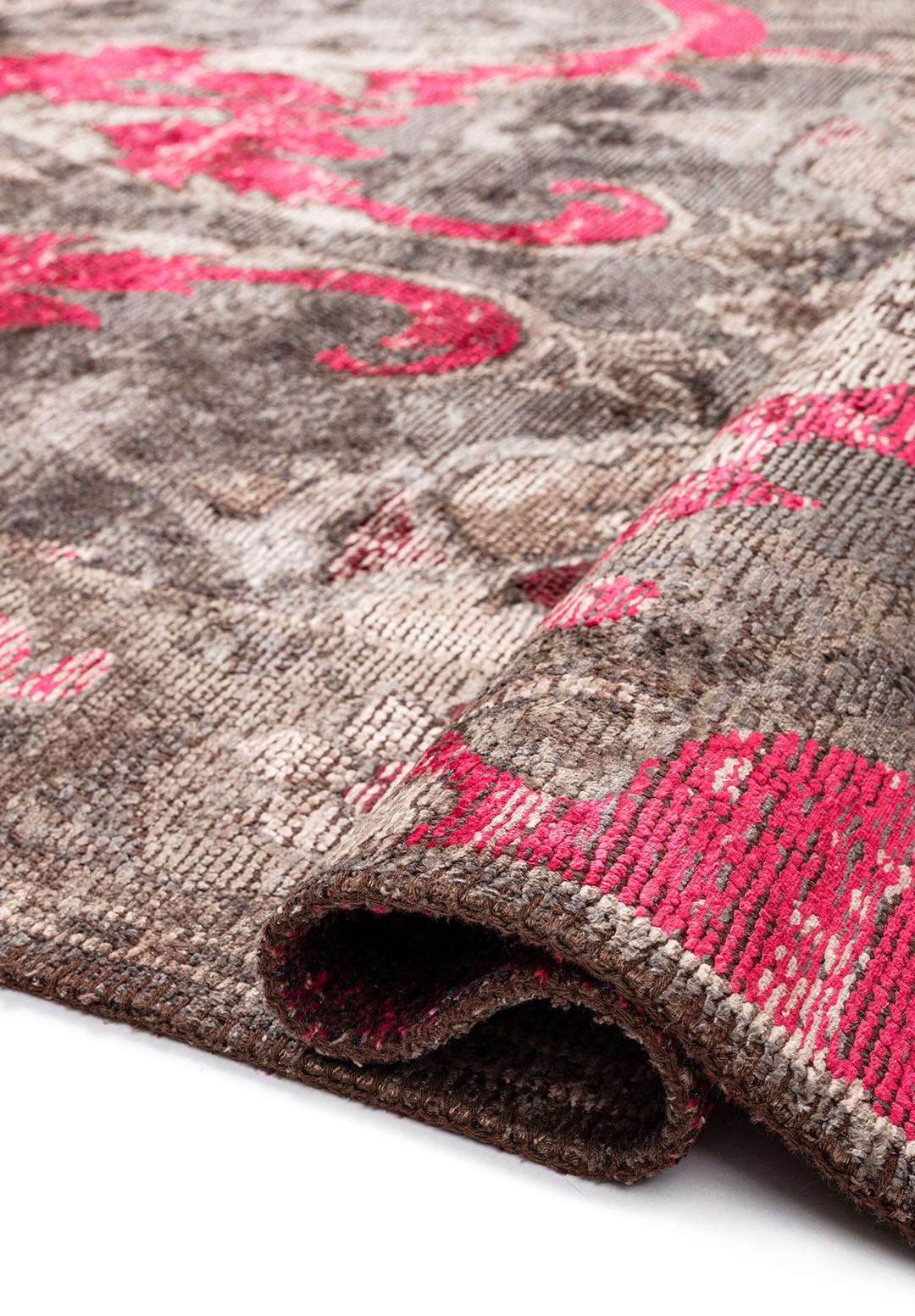 BARON BEIGE - KHAKI - FUSCHIA - ANTHRACITE - CHERRY RUG - 2