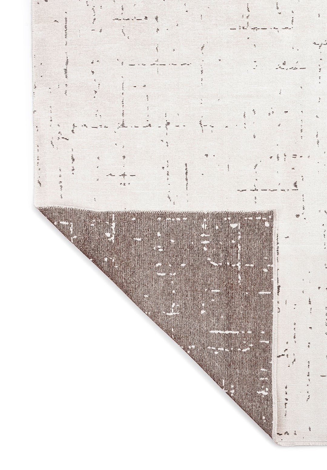 SAND DARK BROWN - ECRU RUG - 3