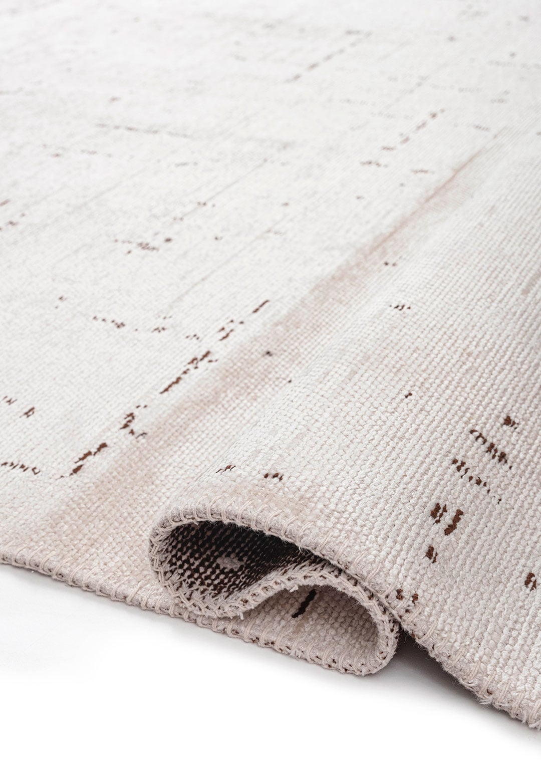 SAND DARK BROWN - ECRU RUG - 2