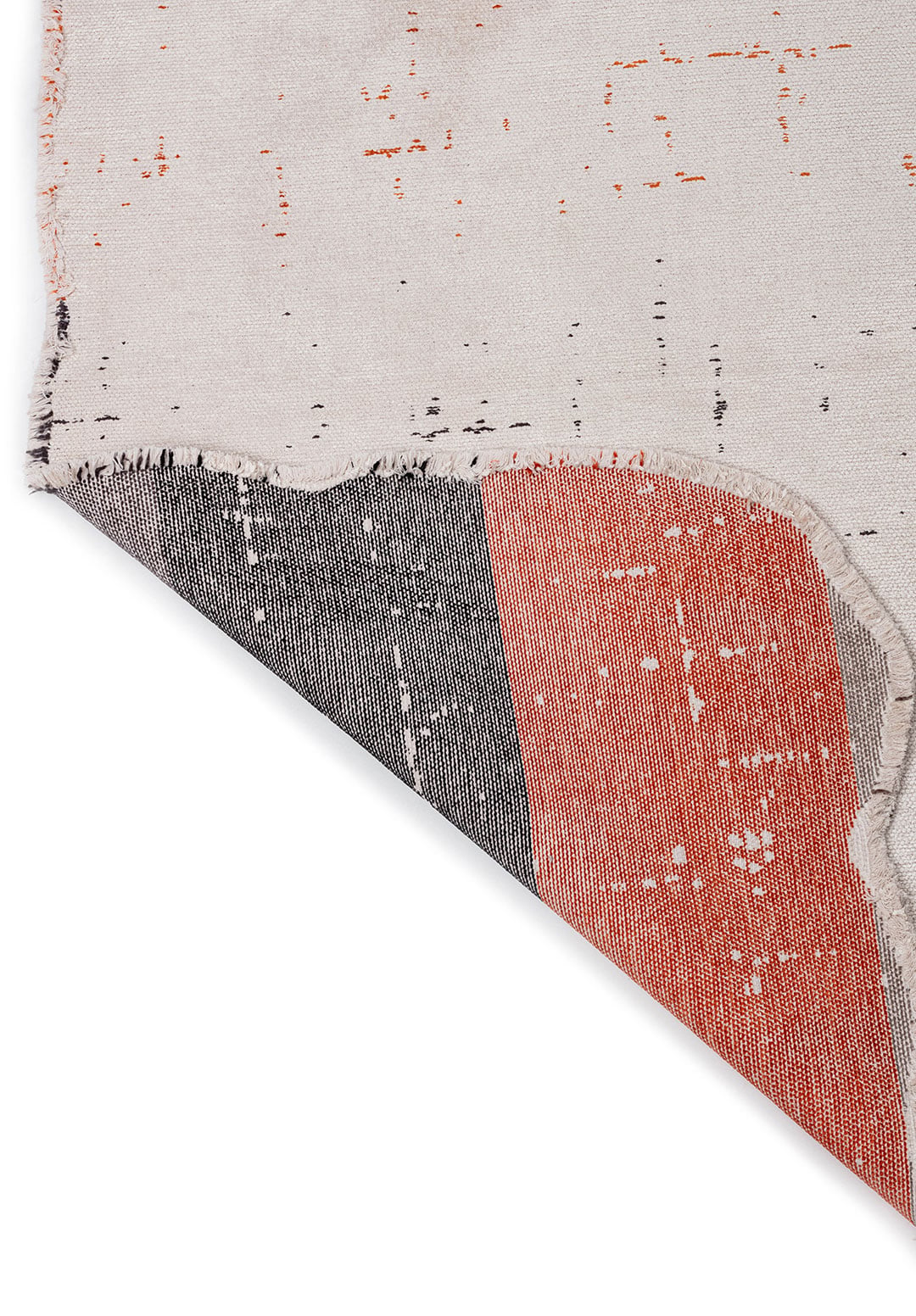 SAND BLACK - RUST - DARK GREY - TERRA - CHARCOAL - ECRU RUG - 3