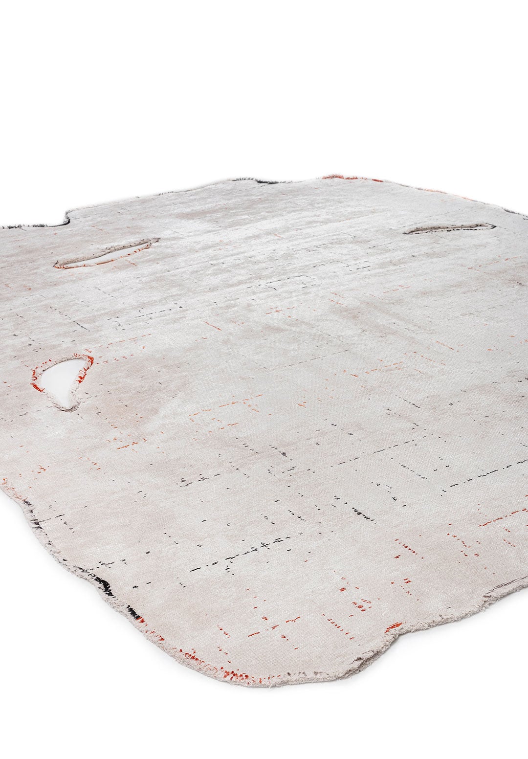 SAND BLACK - RUST - DARK GREY - TERRA - CHARCOAL - ECRU RUG - 4