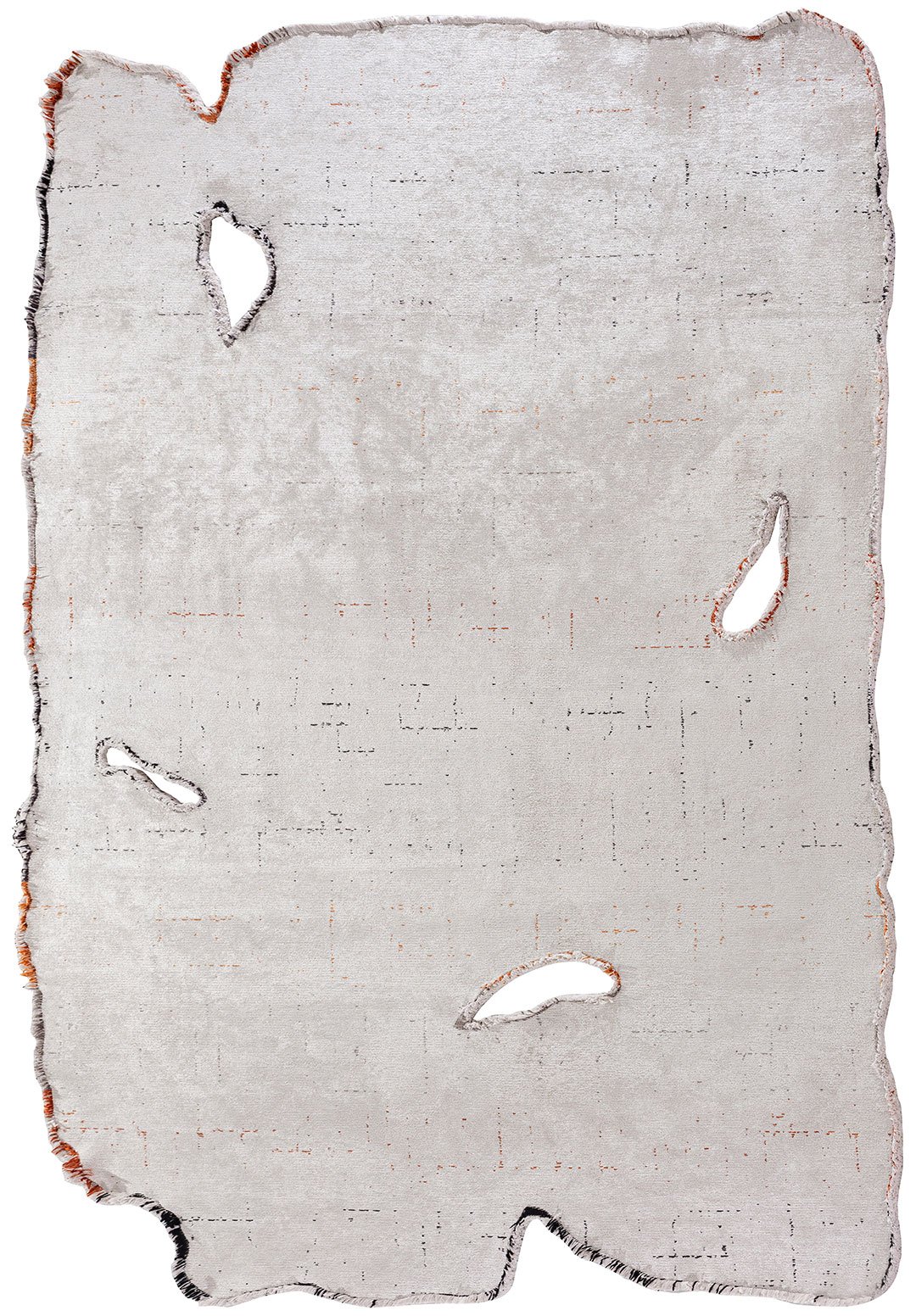 SAND BLACK - RUST - DARK GREY - TERRA - CHARCOAL - ECRU RUG - 1
