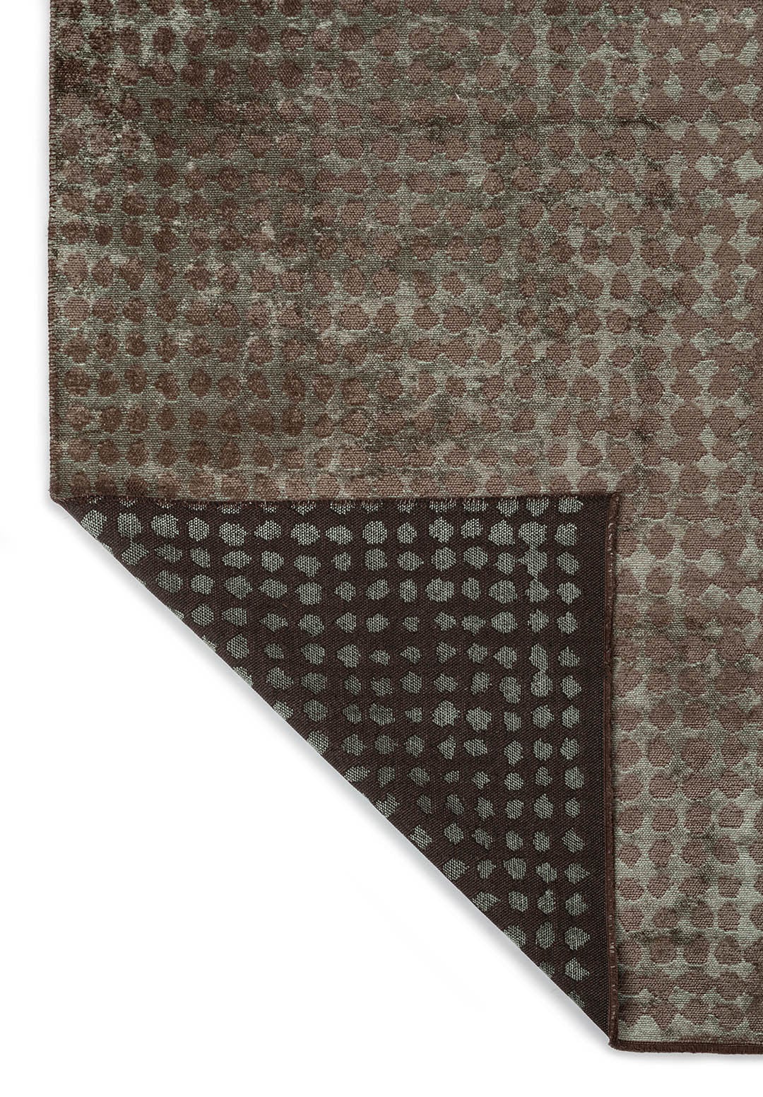 DOTS RIVER GREEN - KHAKI RUG - 3