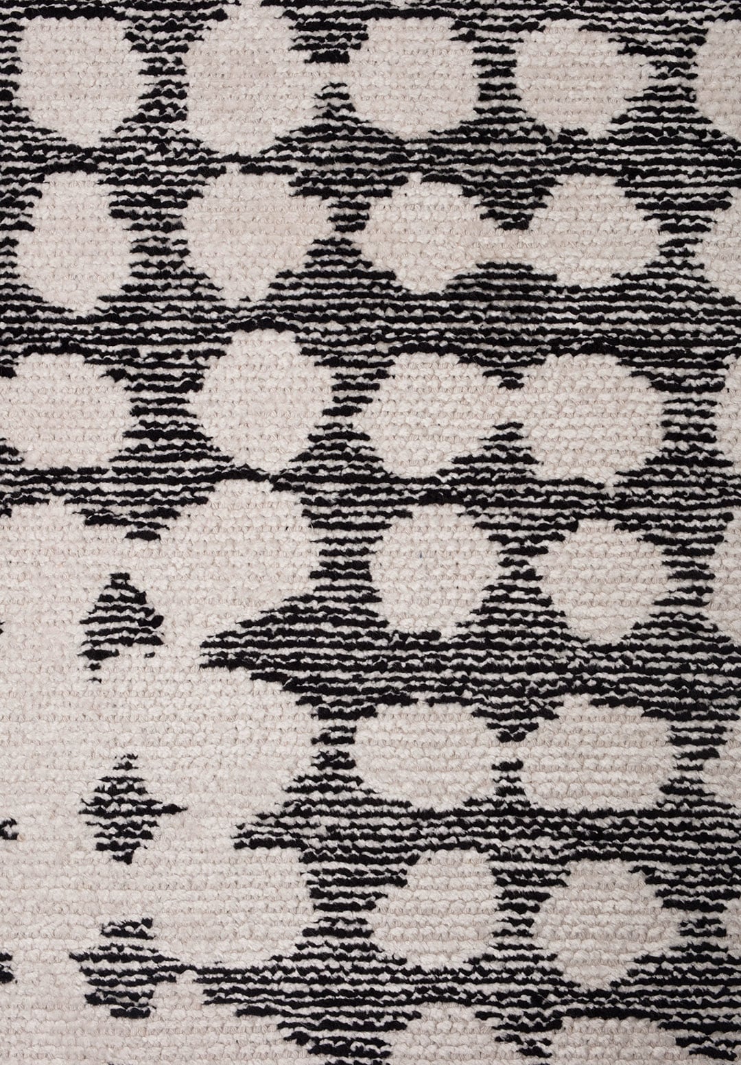 DOTS BLACK - ECRU RUG - 5