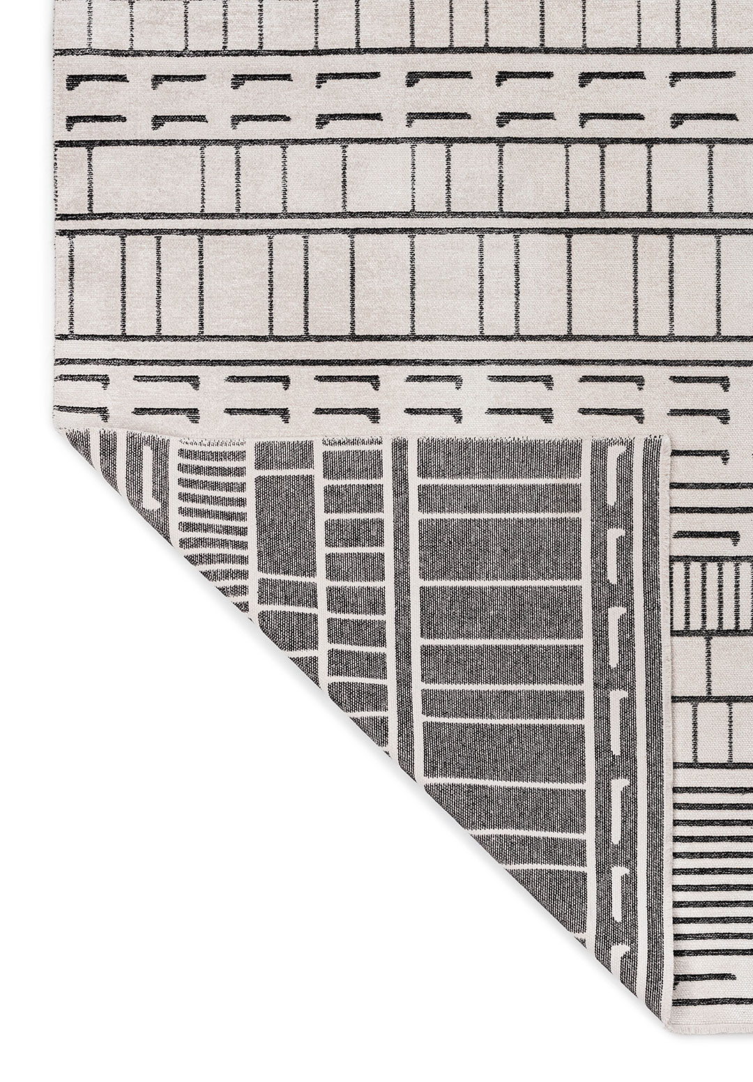 INFINITY BLACK - ECRU RUG - 3
