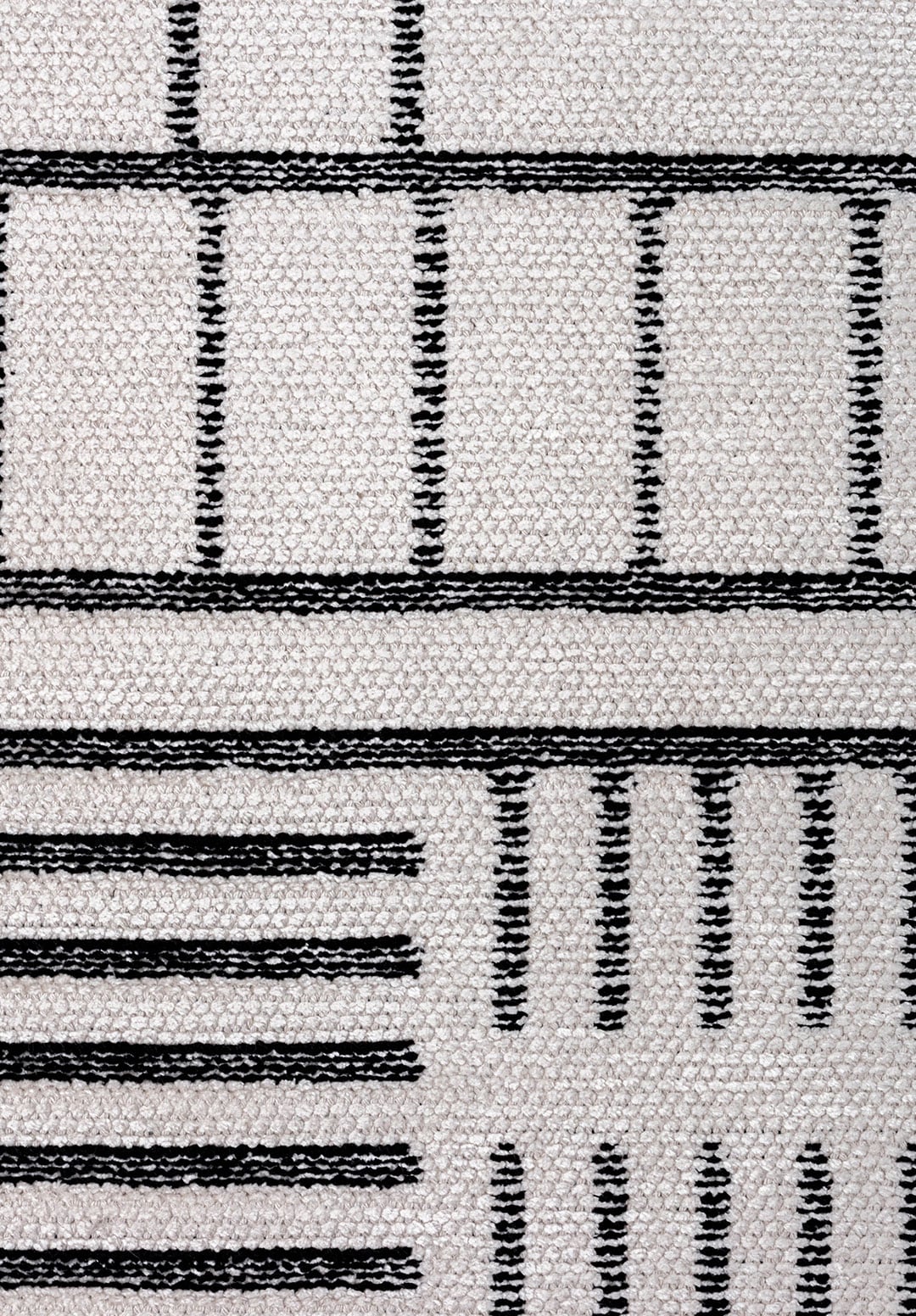 INFINITY BLACK - ECRU RUG - 5