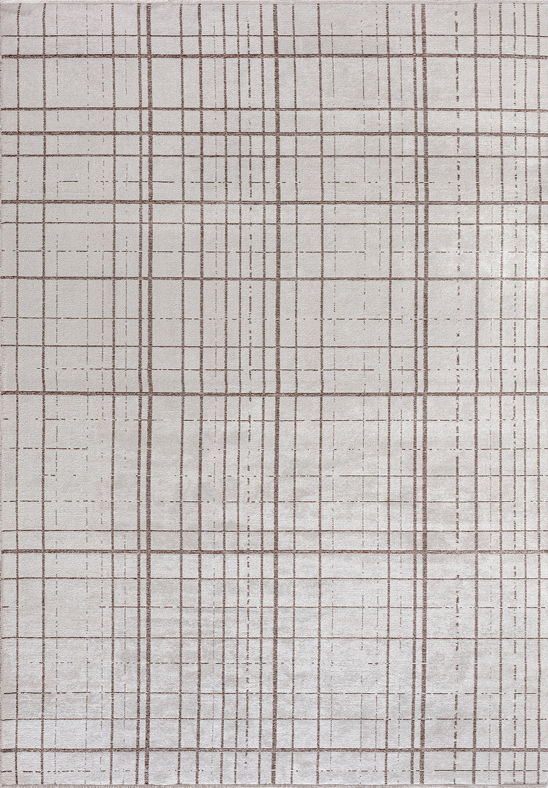 NEO DARK BROWN - ECRU RUG - 1