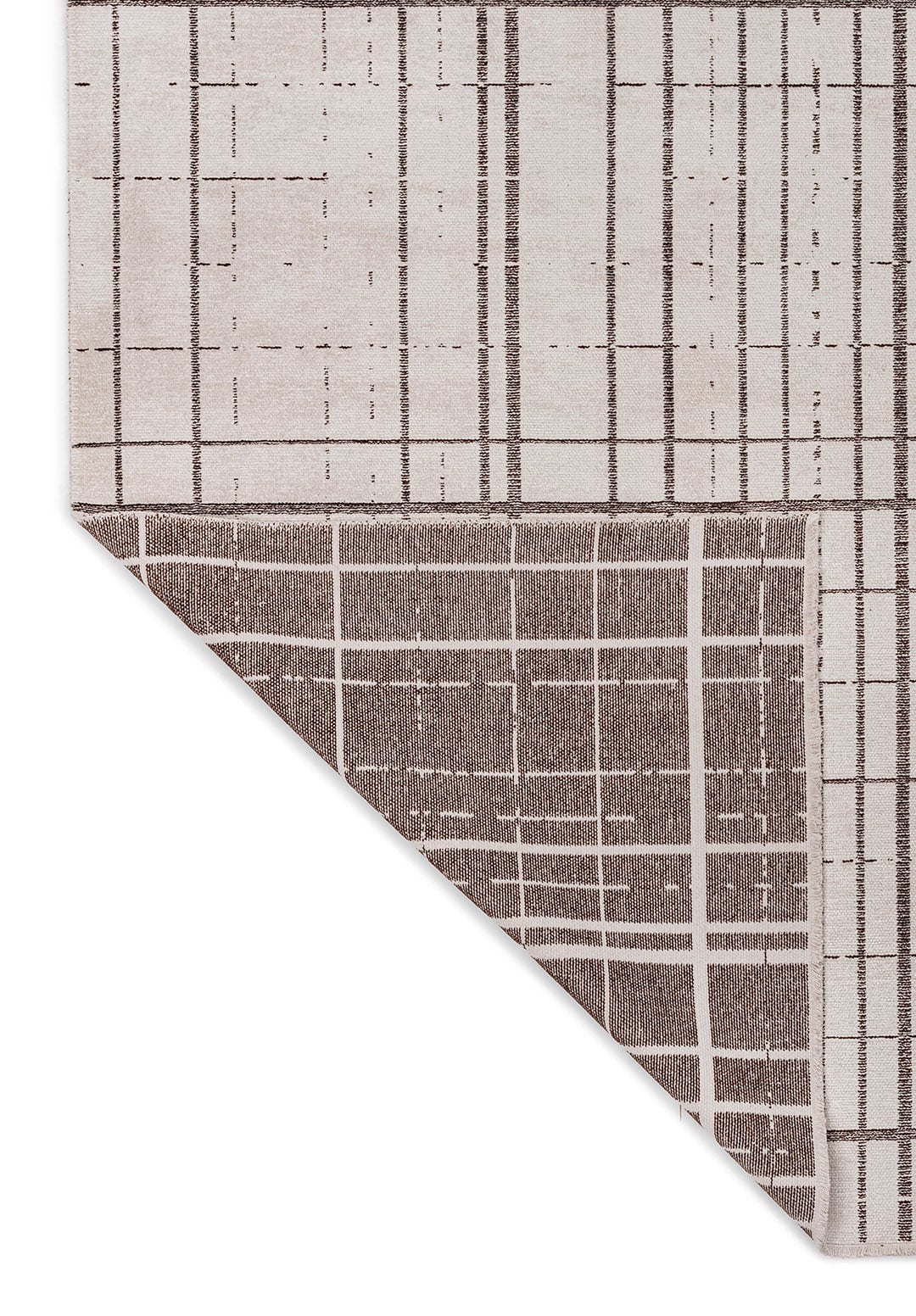 NEO DARK BROWN - ECRU RUG - 3