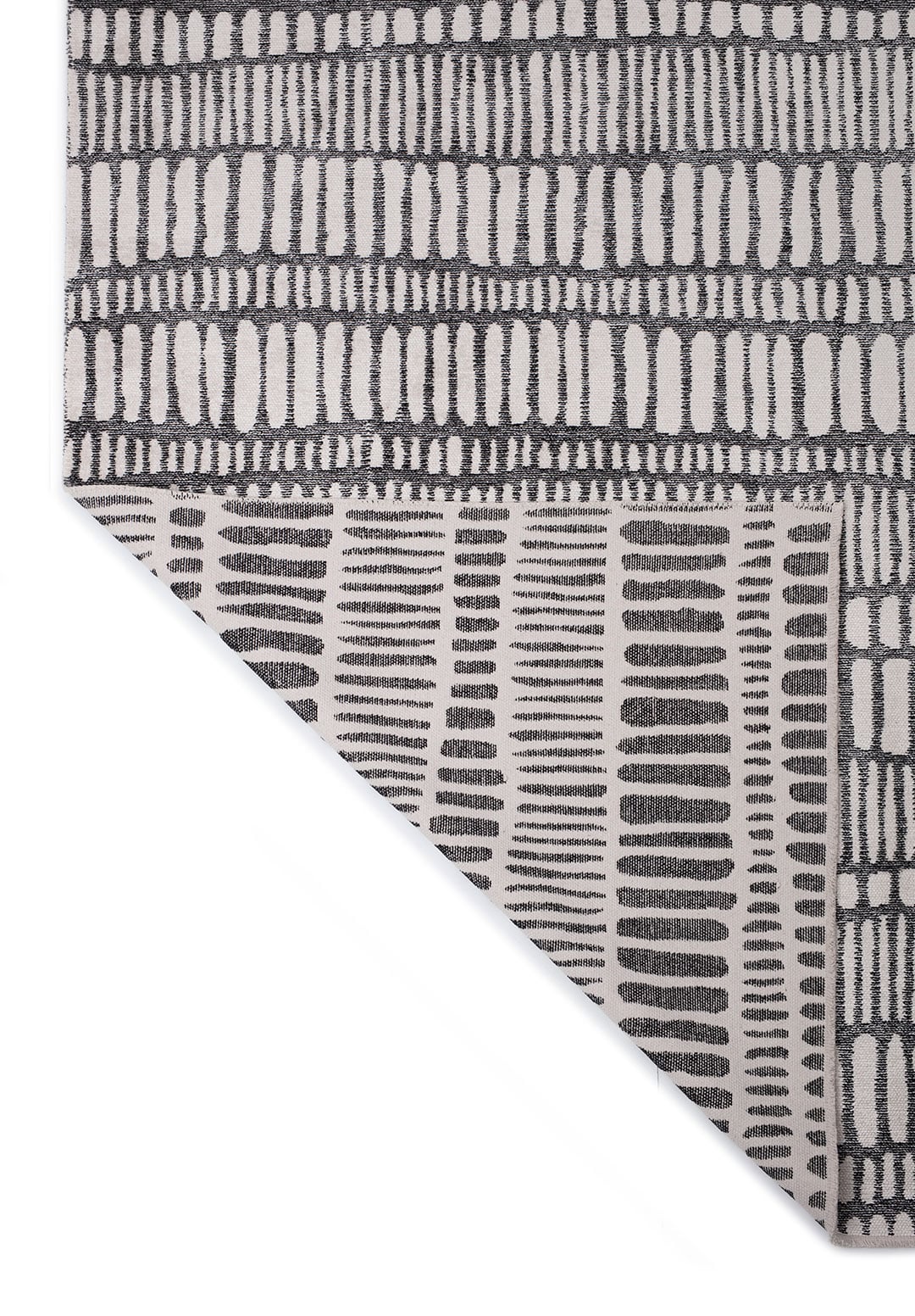 TEMPO BLACK - ECRU RUG - 3