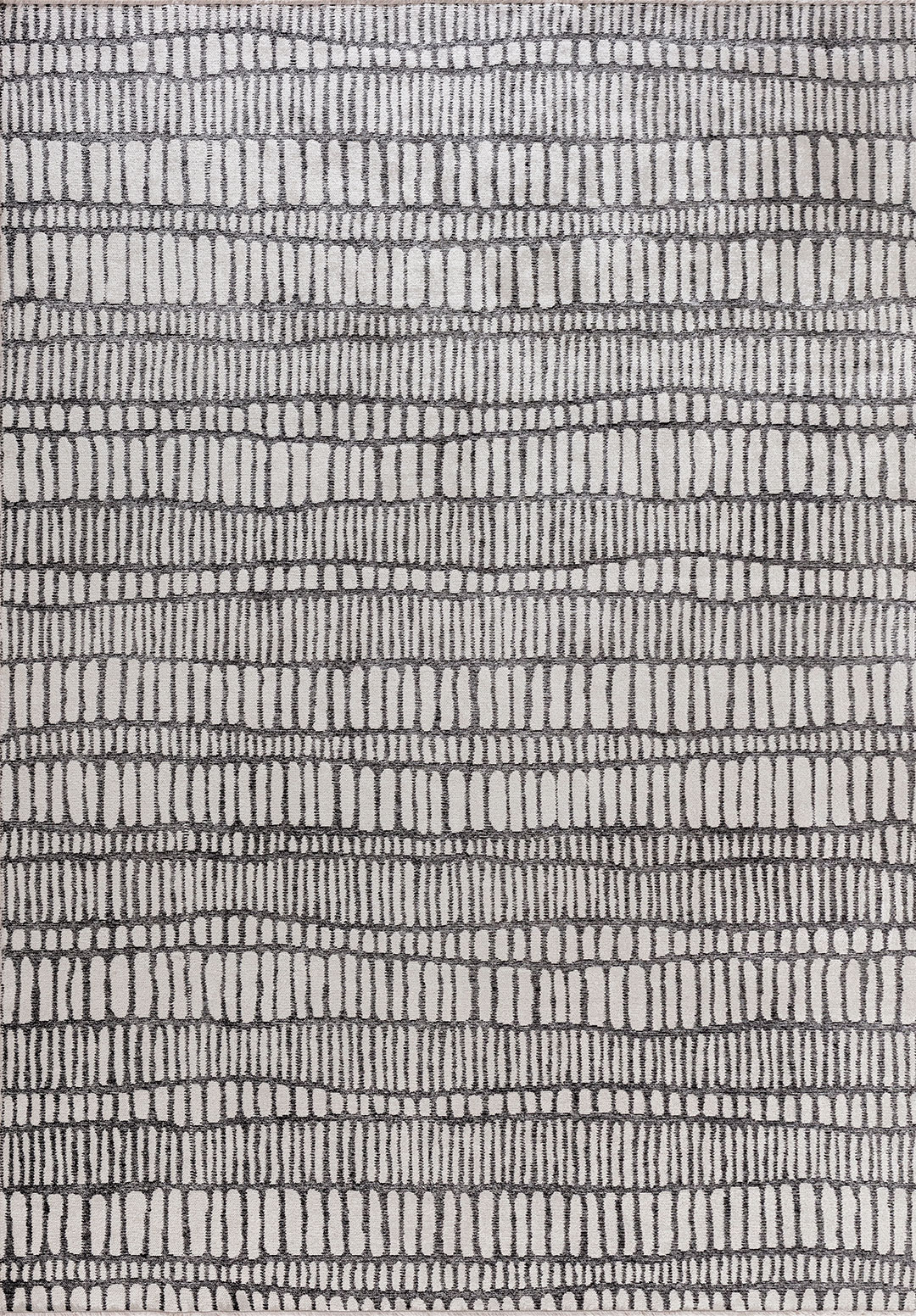 TEMPO BLACK - ECRU RUG - 1