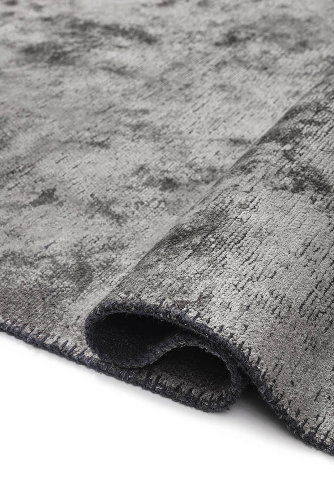 MEDALLION DARK GREY RUG - 2