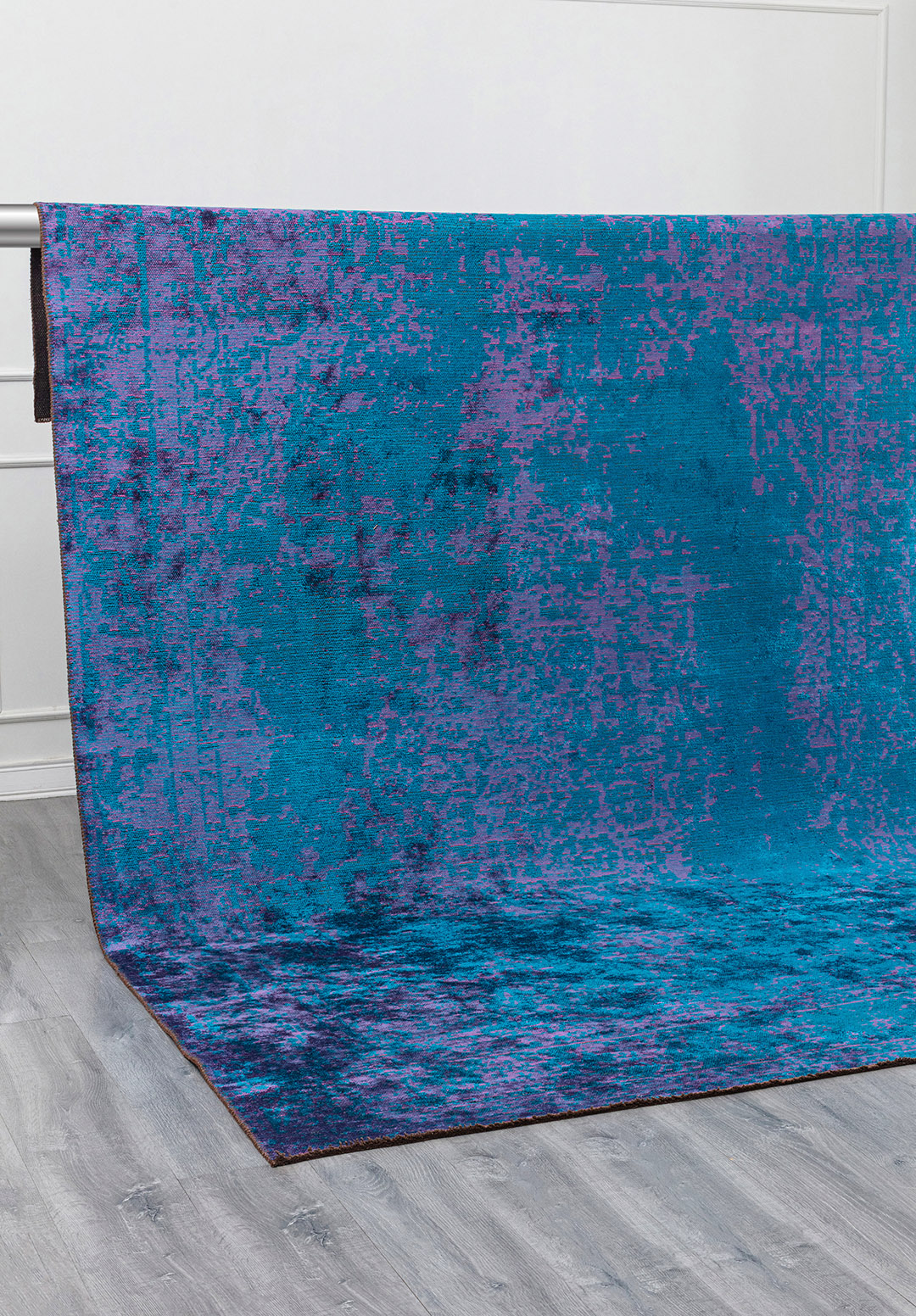 MEDALLION PURPLE - CYAN RUG - 4