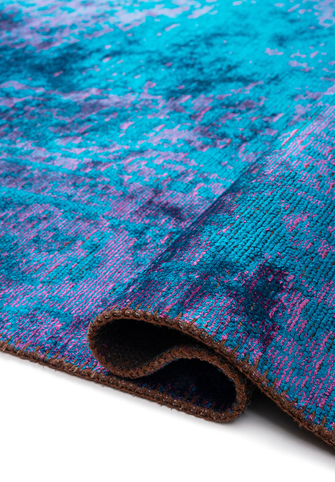 MEDALLION PURPLE - CYAN RUG - 2