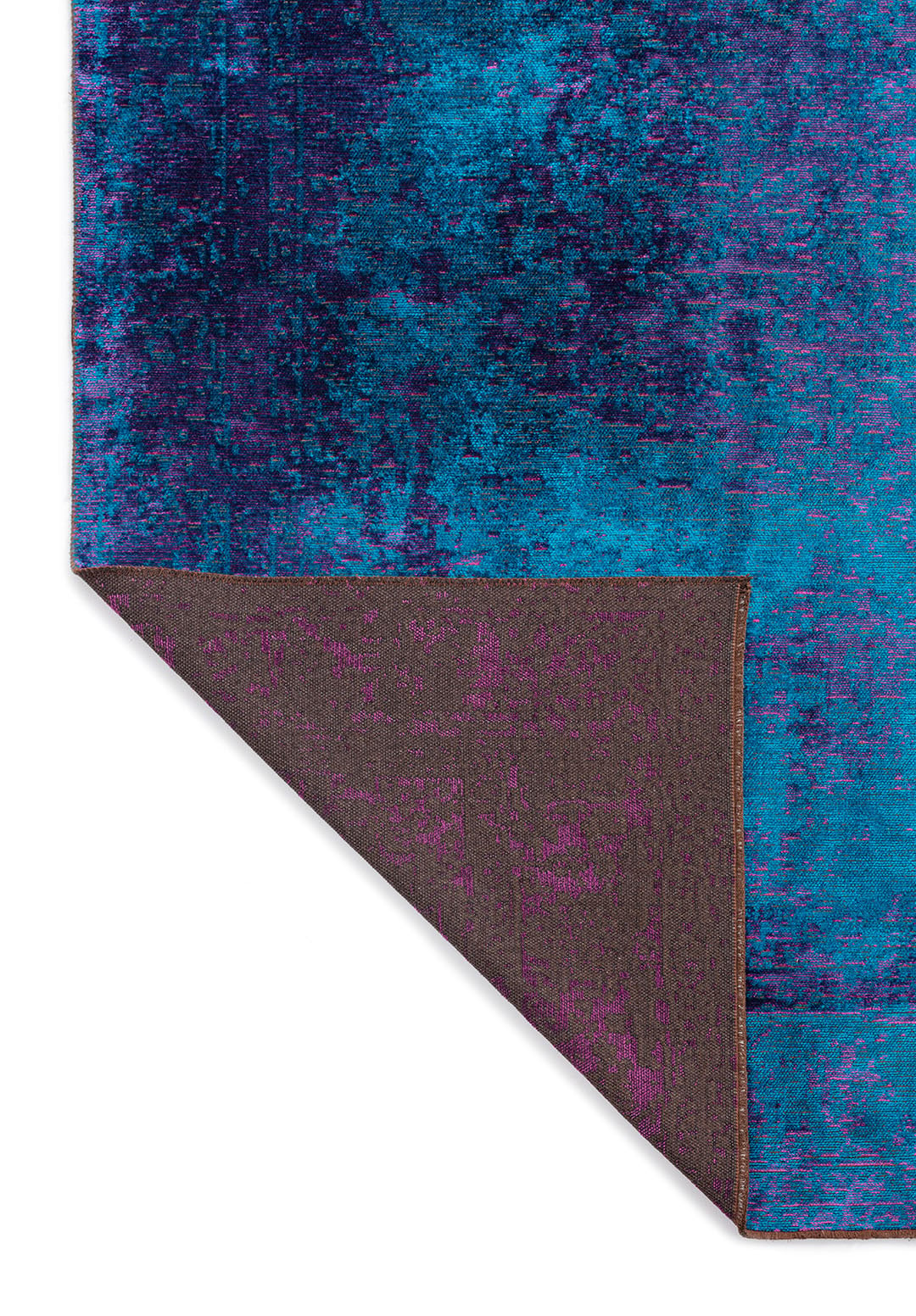 MEDALLION PURPLE - CYAN RUG - 3