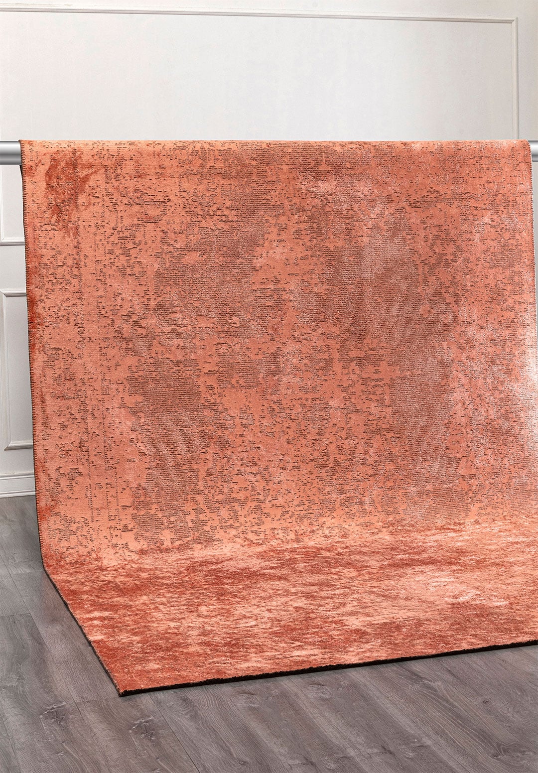 MEDALLION LIGHT CORAL RUG - 4