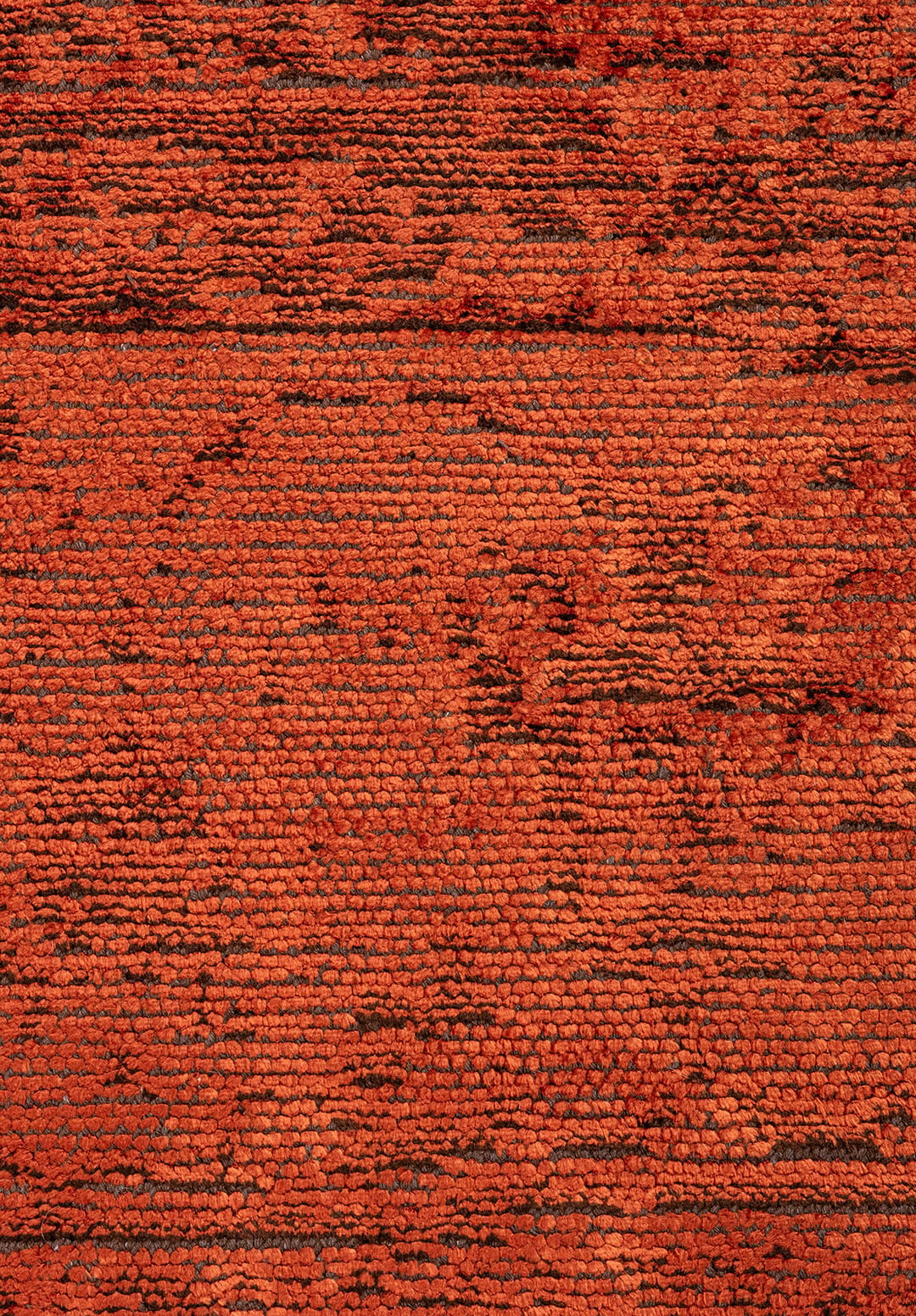 MEDALLION DARK BROWN - RUST RUG - 5