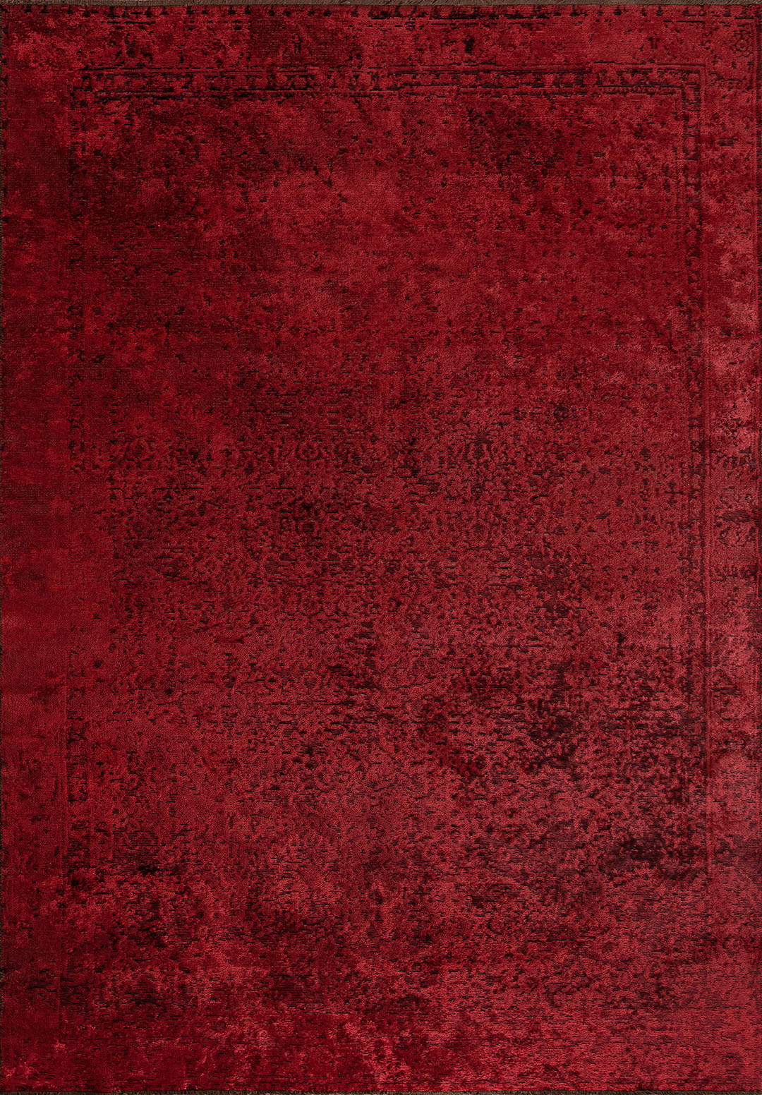 HERITAGE BLACK - RED RUG