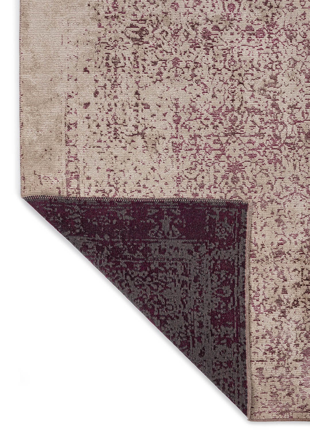 HERITAGE DARK DAMSON - BEIGE RUG - 3