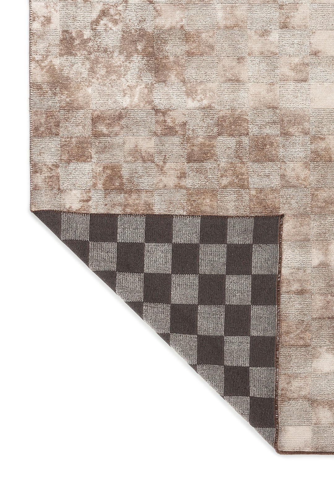 CHECKERS CREAM RUG - 3