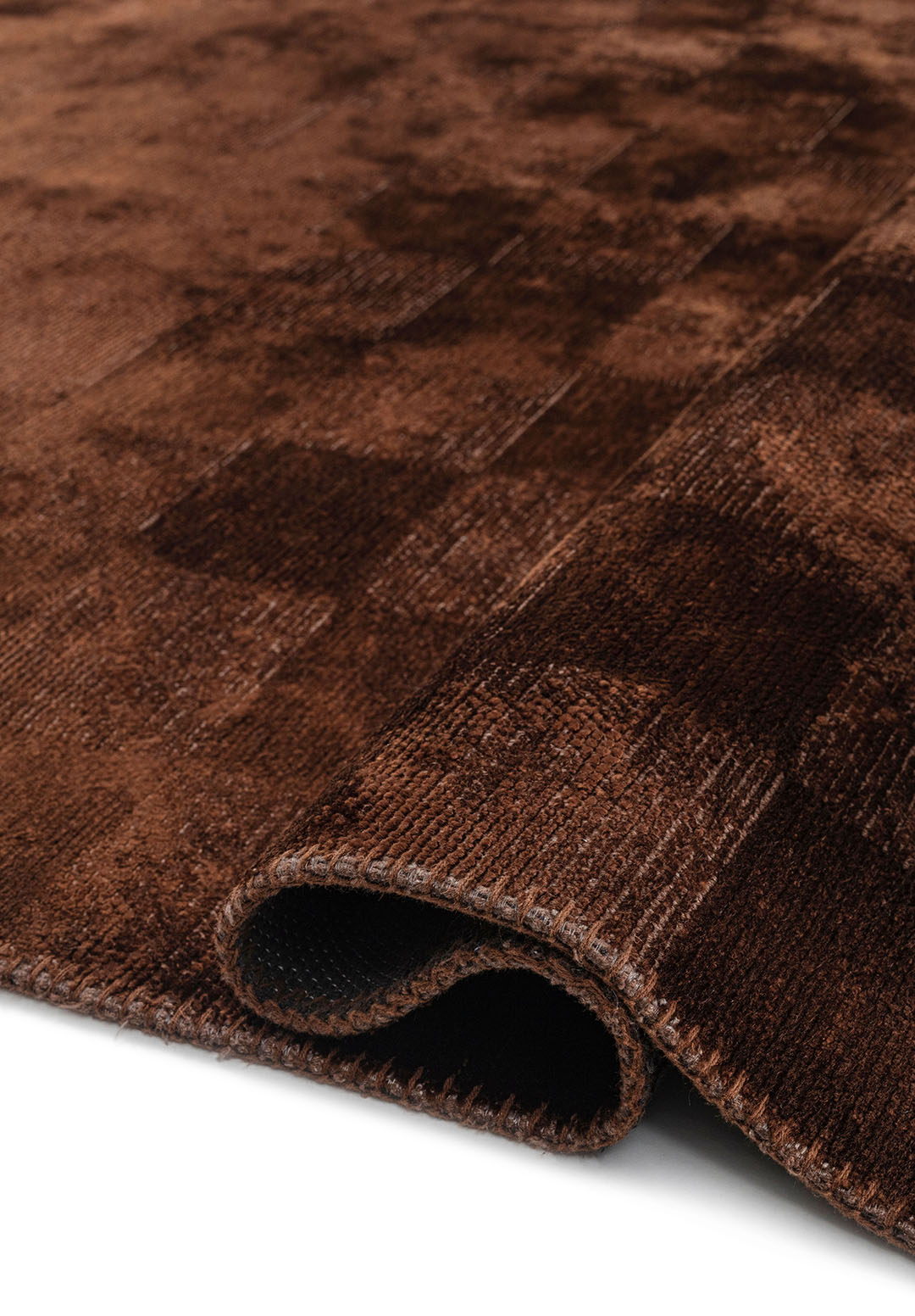 CHECKERS DARK BROWN RUG - 2