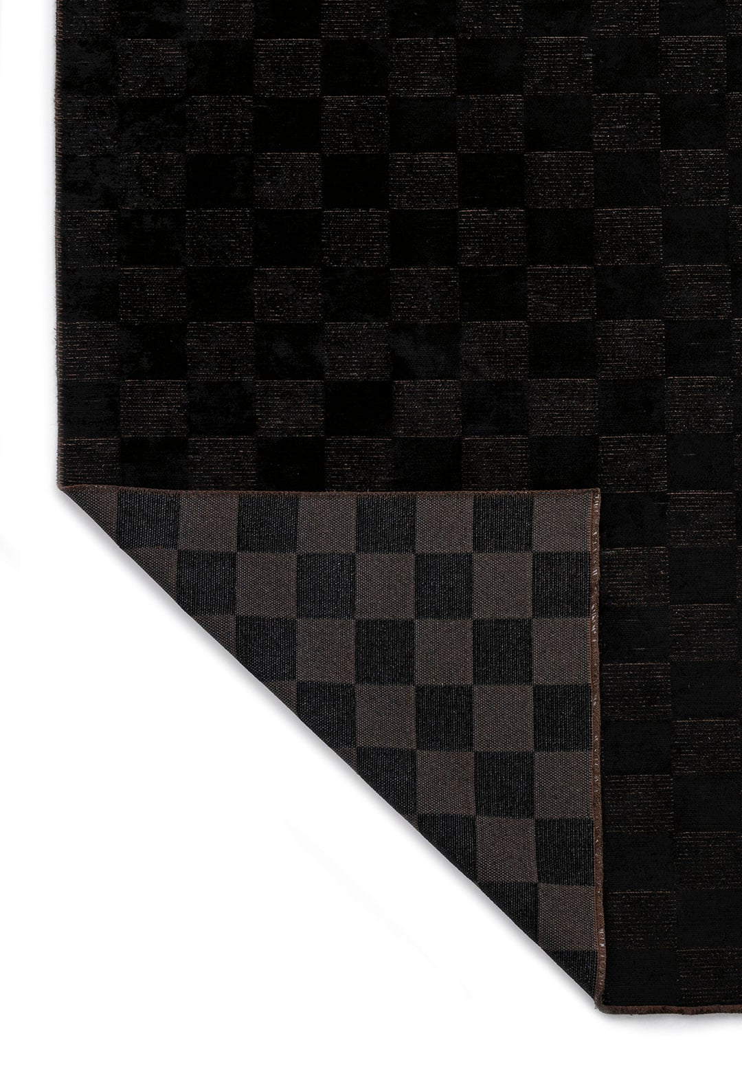 CHECKERS BLACK RUG - 3