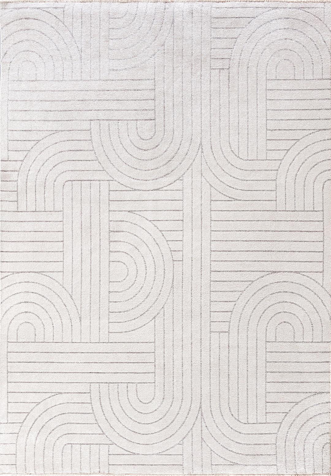 SERPENTINE GREY - ECRU RUG - 1